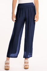 PANTS WHISPY SILK BLEND 11/8897 - navy