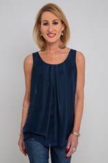 CAMI DEBBIE SILK BLEND 15/8278 - navy