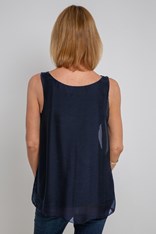 CAMI DEBBIE SILK BLEND 15/8278 - navy