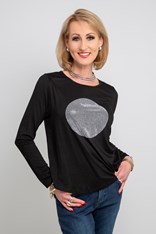 TOP CIRCLE GABY COTTON - silver
