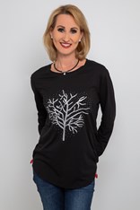 TOP TEE TREE OF LIFE - black