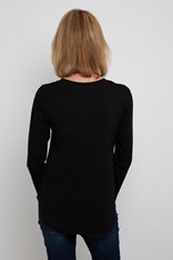 TOP TEE VOGUE - black
