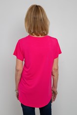 TOP TEE VALETINO - hot pink