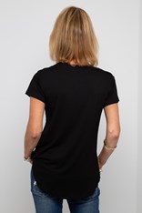 TOP TEE SUNSET - black