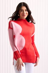 JUMPER KNIT ROAR-SOME - orange