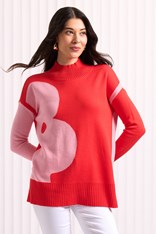 JUMPER KNIT ROAR-SOME - orange