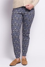 PANTS GO TO PRINT - sedona blue