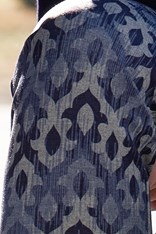 PANTS GO TO PRINT - sedona blue