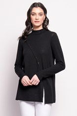 TOP EWE-NIQUE MERINO - black