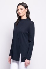 TOP EWE-NIQUE MERINO - navy