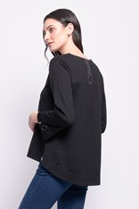 TOP EYE SPY MERINO - black