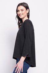 TOP EYE SPY MERINO - black