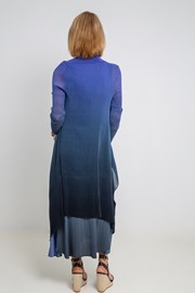 COAT LONG COLLARE AC2404 - royal ombre