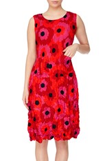 DRESS SMASH SLEEVELESS AD545 - flower red