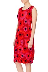 DRESS SMASH SLEEVELESS AD545 - flower red