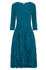 DRESS SMASH 3/4 SLEEVE PCKT PLAIN ADC544 - peacock