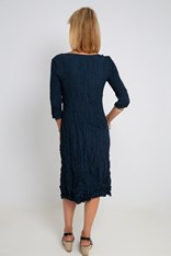 DRESS SMASH 3/4 SLEEVE PCKT PLAIN ADC544 - midnight