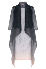 COAT LONG COLLARE AC2404 - charcoal