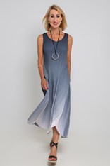 DRESS ESTRELLA LONG AD1072L - charcoal