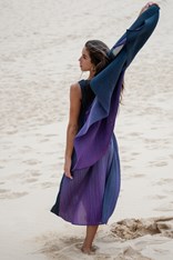 DRESS ESTRELLA LONG AD1072L - blueberry lavender