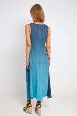DRESS ESTRELLA LONG AD1072L - indigo aqua ombre