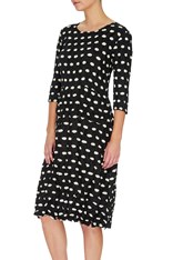 DRESS SMASH 3/4 SLEEVE PCKT PRINT ADC544 - elliptical spot