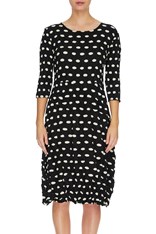 DRESS SMASH 3/4 SLEEVE PCKT PRINT ADC544 - elliptical spot