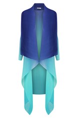 COAT LONG COLLARE AC2404 - scuba blues