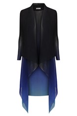 COAT LONG COLLARE AC2404 - caviar nightfall