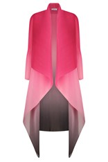 COAT LONG COLLARE AC2404 - cabret pink