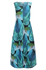 DRESS ESTRELLA LONG AD1072L - aqua bows