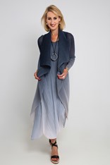 COAT LONG COLLARE AC2404 - charcoal