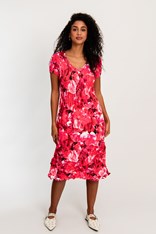 DRESS SMASH CAP SLEEVE AD549 - peachy pea