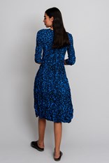 DRESS SMASH 3/4 SLEEVE PCKT PRINT ADC544 - lapis gems