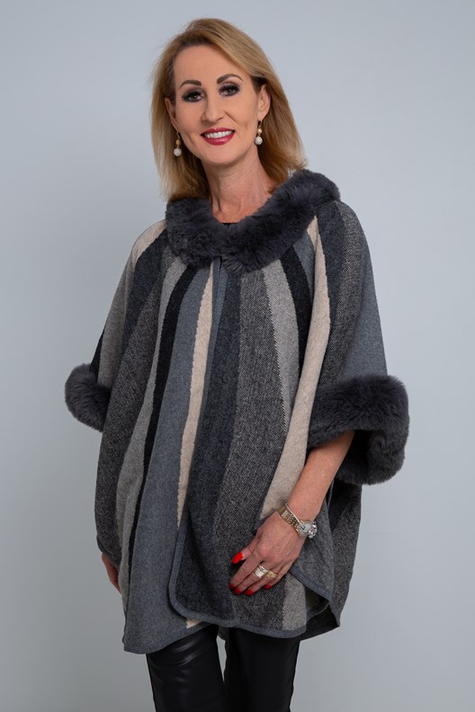 CAPE MELODY WOOL BLEND