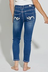 JEANS MAYFAIR SLIM CROP - denim