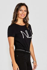 TOP TEE CREW NLJ - black