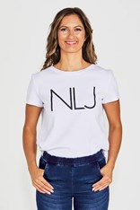 TOP TEE CREW NLJ - white