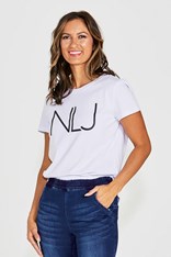 TOP TEE CREW NLJ - white