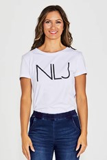 TOP TEE CREW NLJ - white