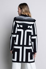 CARDI LONG KYLIE - black white