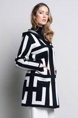 CARDI LONG KYLIE - black white
