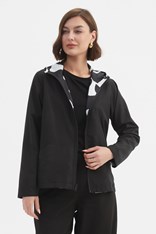 WINDBREAKER REVERSIBLE - black white