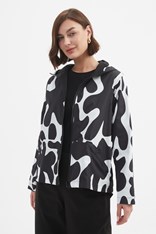 WINDBREAKER REVERSIBLE - black white