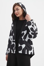 WINDBREAKER REVERSIBLE - black white