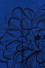SCARF MARTINA 100% PASHMINA - navy