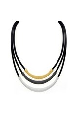 NECKLACE LAYERED NL2255 - gold silver