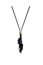 NECKLACE TASSEL LEATHERETTE NL2651