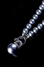 NECKLACE BALL HL01977 - grey