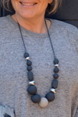 NECKLACE ZEN N372141 - grey
